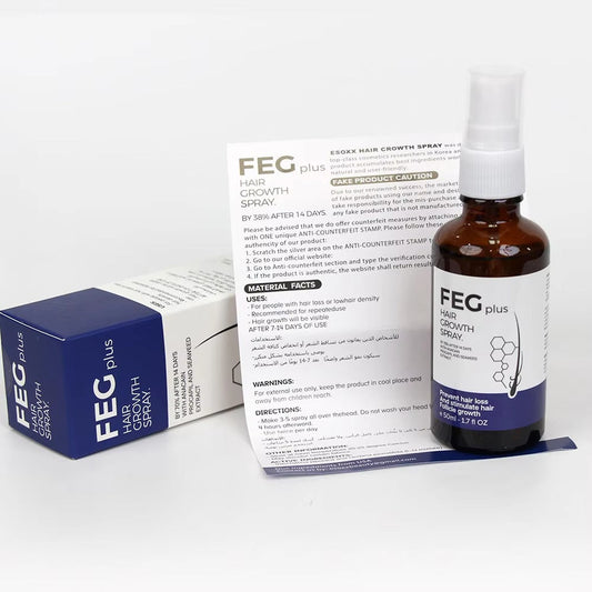FEG Plus Hair Growth Spray – Prevent Hair Loss & Boost Follicle Growth (50ml)