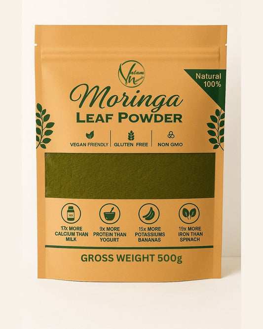 Organic Moringa Leaf Powder | Natural Superfood For Weight Loss, Immunity Boost, Energy Support & Height Growth | Refined Herbal Supplement