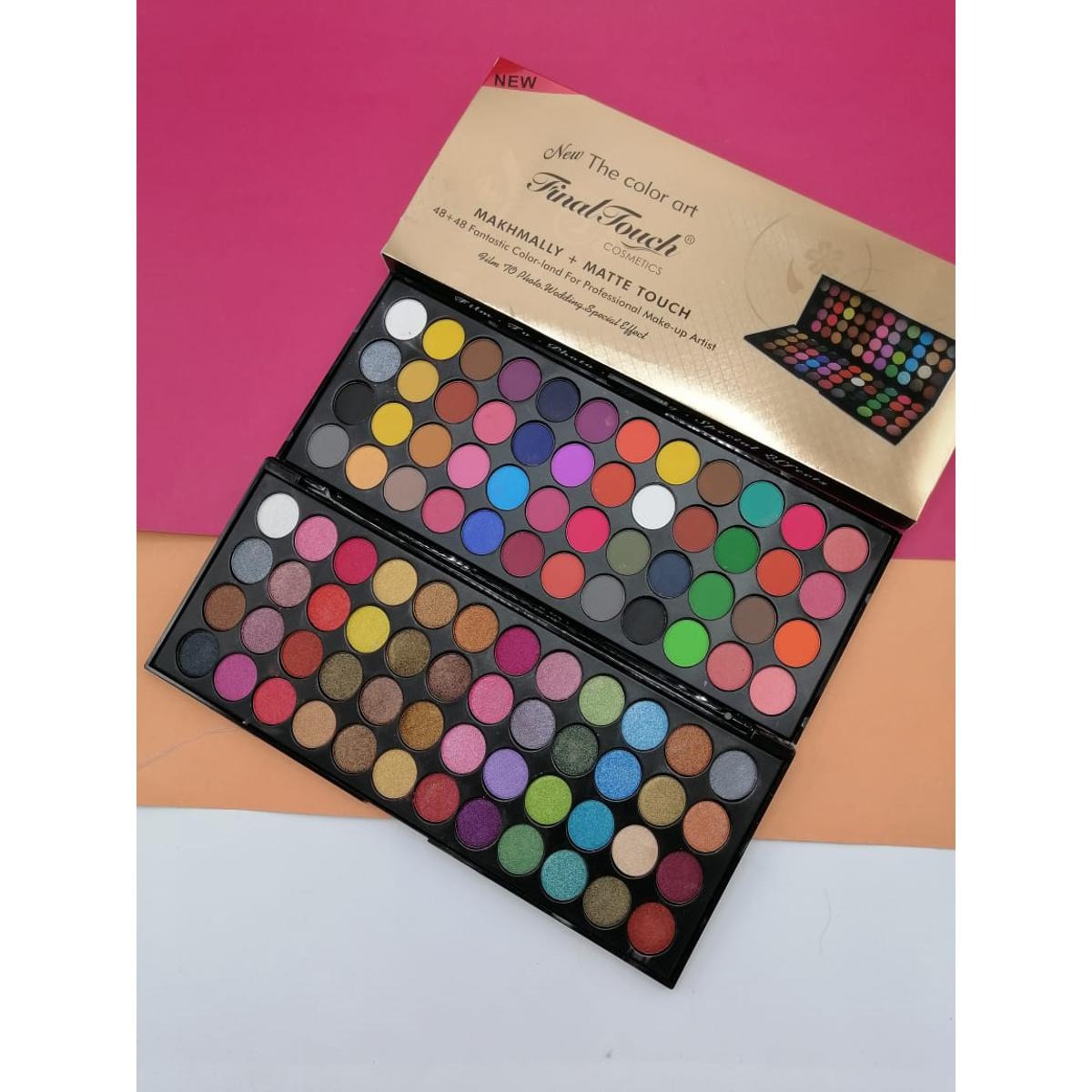 96-Shade Matte & Shimmer Professional Eyeshadow Palette | Long-Lasting Makeup Kit