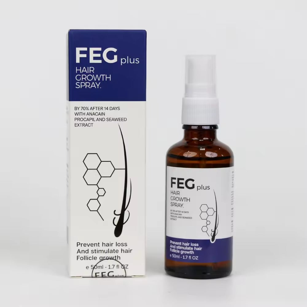 FEG Plus Hair Growth Spray – Prevent Hair Loss & Boost Follicle Growth (50ml)