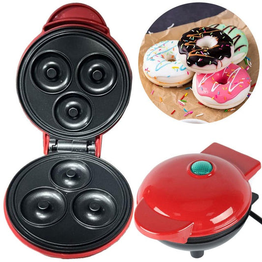 Mini Donut Maker Machine – Non-Stick 6-Cavity Electric Donut Maker for Homemade Donuts, Snacks & Treats