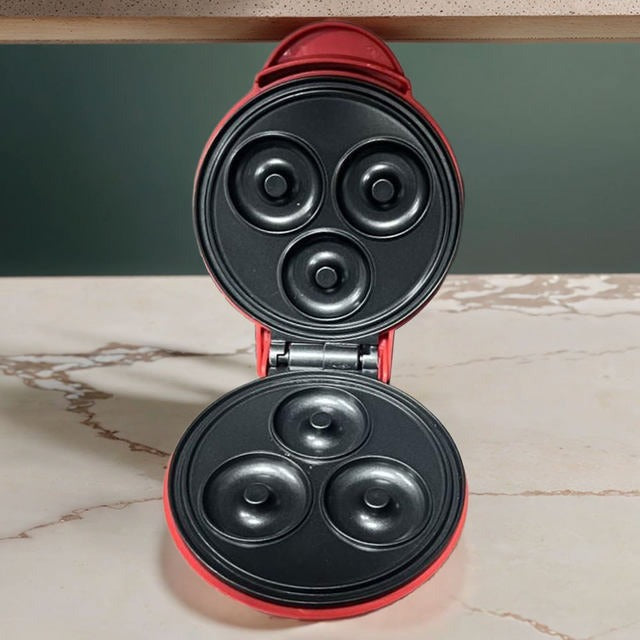 Mini Donut Maker Machine – Non-Stick 6-Cavity Electric Donut Maker for Homemade Donuts, Snacks & Treats