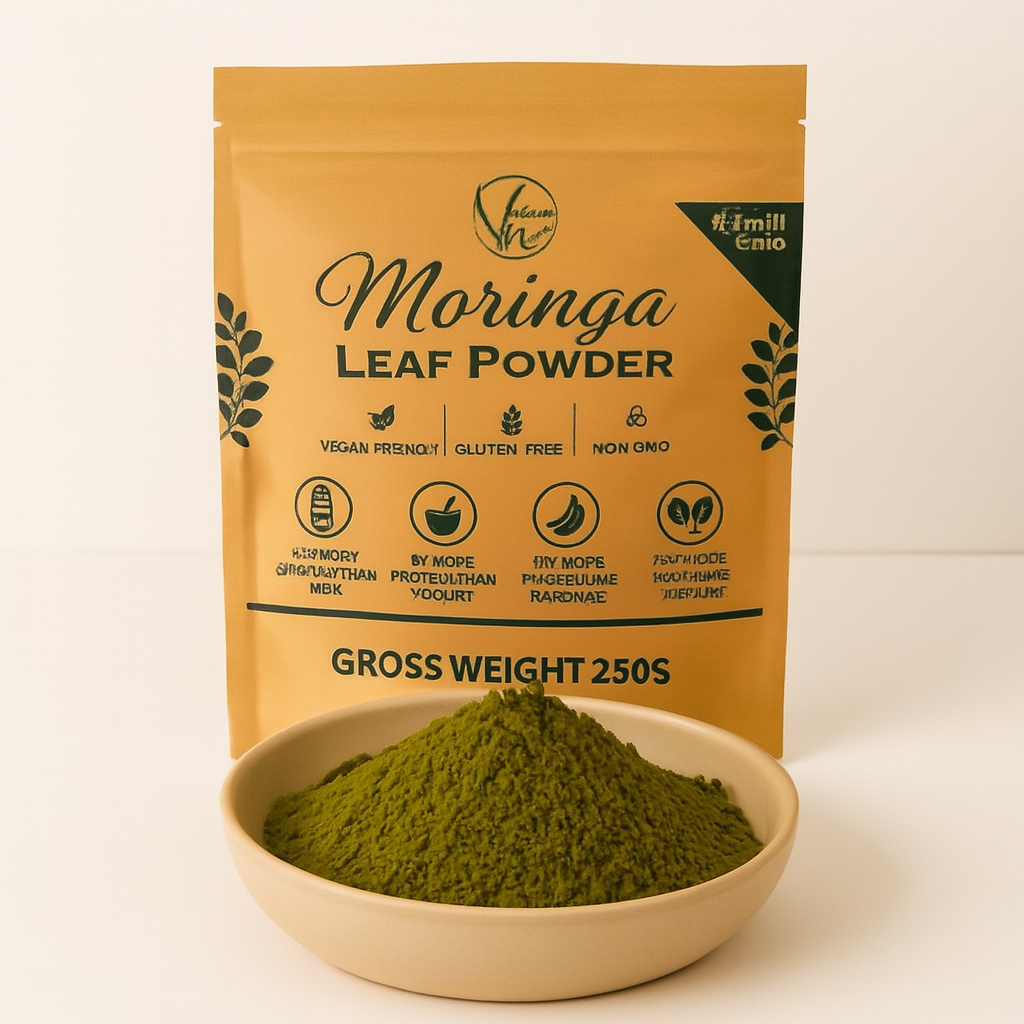 Organic Moringa Leaf Powder | Natural Superfood For Weight Loss, Immunity Boost, Energy Support & Height Growth | Refined Herbal Supplement