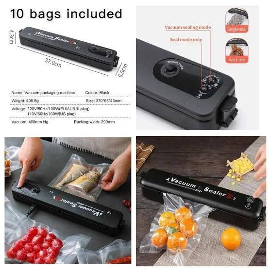 Automatic Vacuum Sealer Machine – Keep Food Fresh Longer 🍖🥦🍊