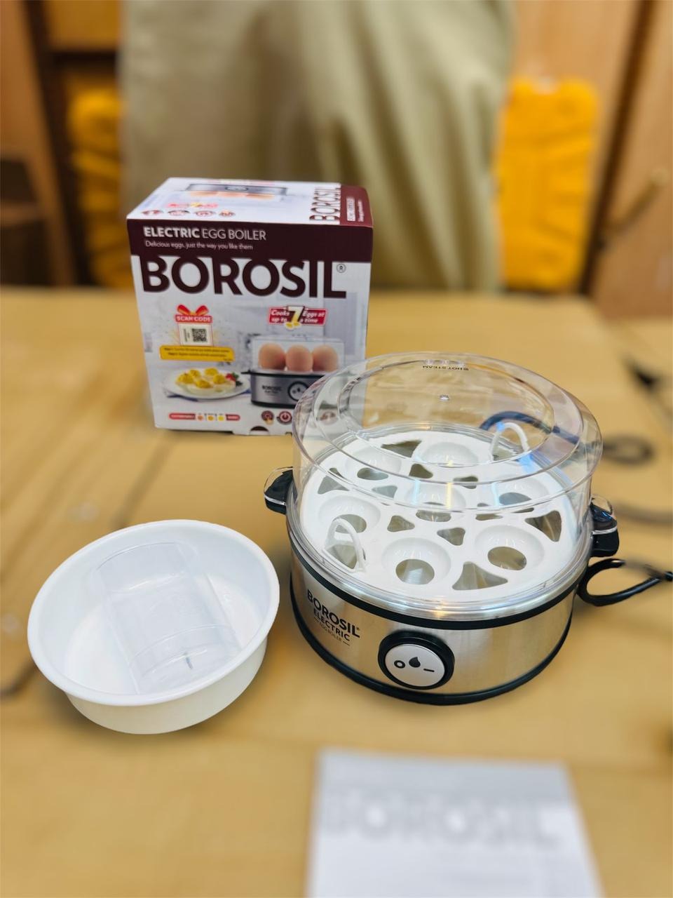 Borosil Electric Egg Boiler – Perfect Eggs Every Time!