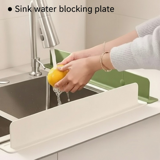 Flexible Silicone Sink Splash Guard – Waterproof Kitchen Counter Protector | Strong Hold Anti-Leak Barrier