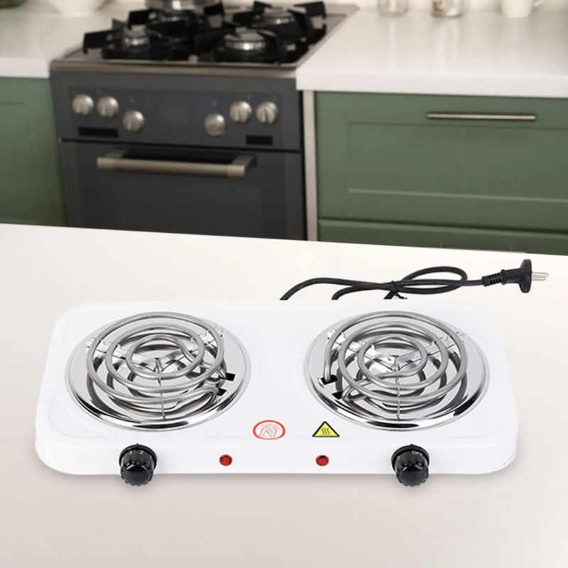 Double Electric Hot Plate Stove – Compact, Powerful & Portable