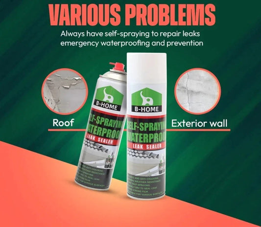 B-Home Waterproof Leak Sealer Spray – Instant Leak Fix for Roofs, Pipes & Walls