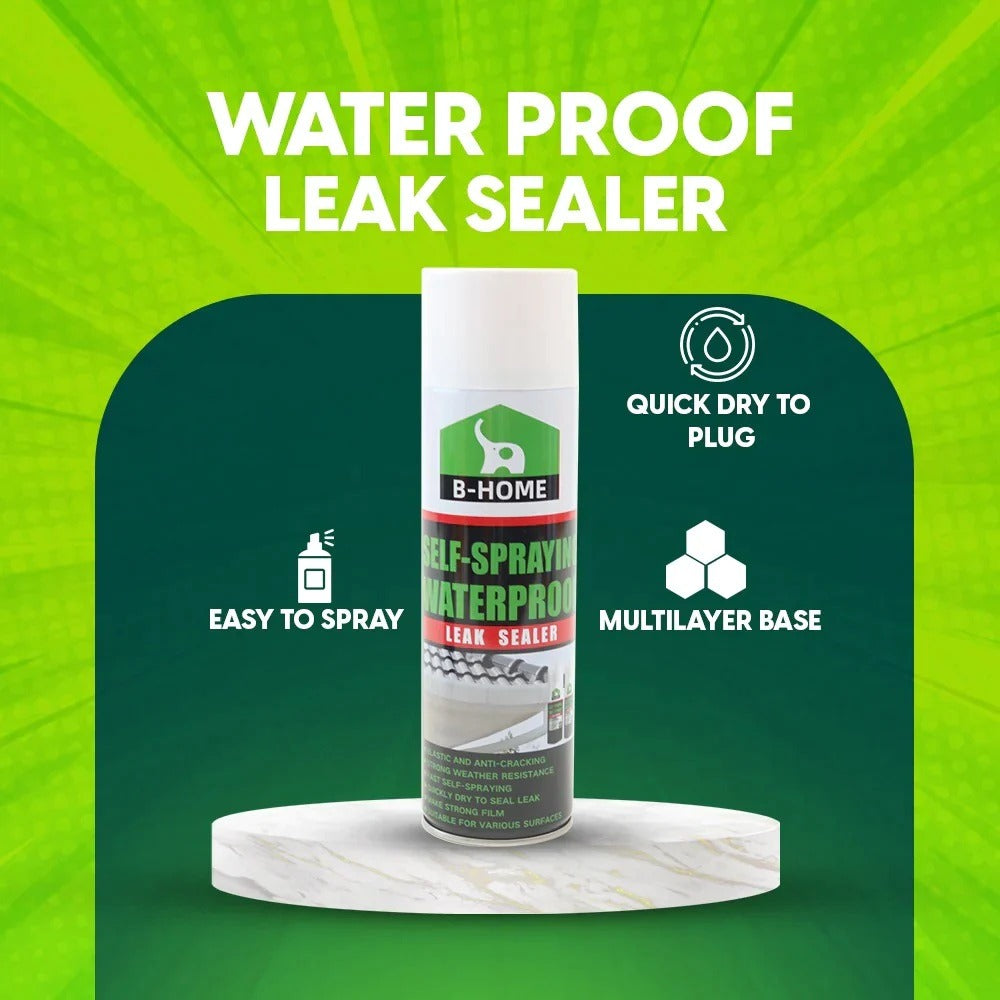 B-Home Waterproof Leak Sealer Spray – Instant Leak Fix for Roofs, Pipes & Walls