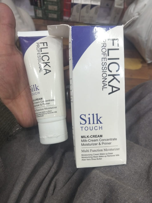 FLICKA Professional Silk Touch Milk-Cream | Moisturizer, Makeup Base & Primer (Multi-Function)