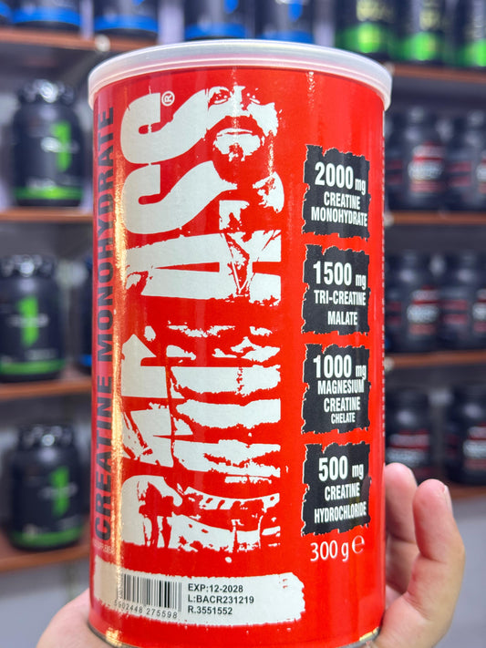 BAD ASS CREA Multi-Creatine Formula 300g | 4 Forms of Creatine | Strength, Power & Performance Support