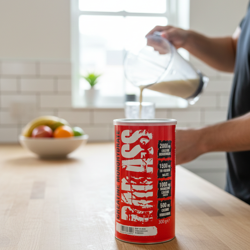 BAD ASS CREA Multi-Creatine Formula 300g | 4 Forms of Creatine | Strength, Power & Performance Support