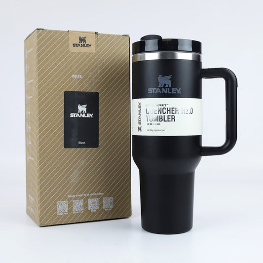 Stanley 40 Oz Stainless Steel Tumbler | Leak-Proof Vacuum Insulated Travel Mug | Hot & Cold