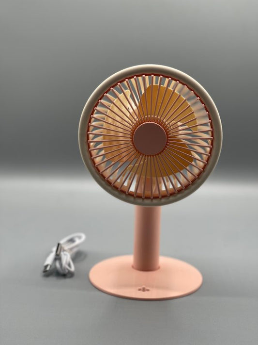 Mini Portable USB Desk Fan – Rechargeable, Quiet & Compact Table Fan for Home, Office, Dorm