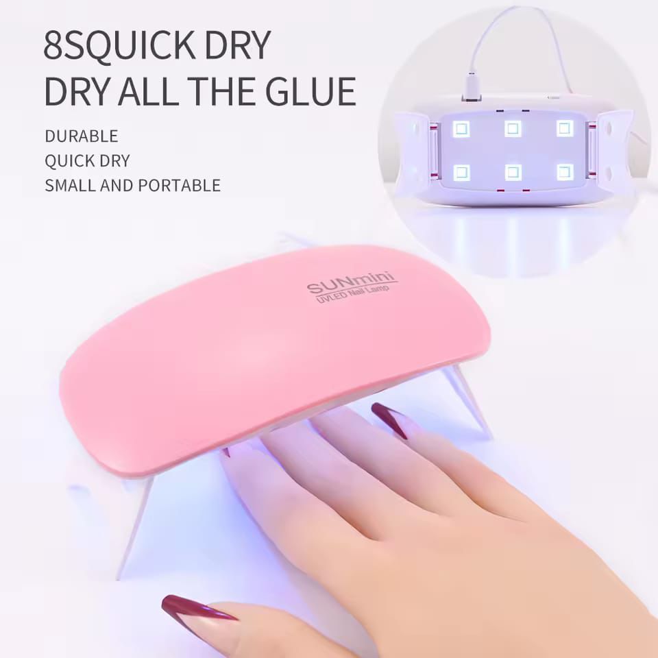 SUNmini Portable UV LED Nail Lamp – Fast Drying, Compact & Powerful!