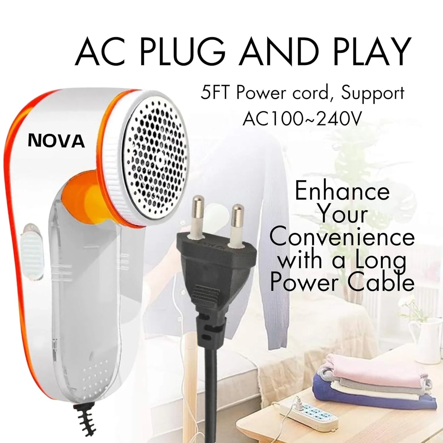 ✨ NOVA Electric Lint Remover – Make Your Clothes Look Brand New Again! ✨(YM)
