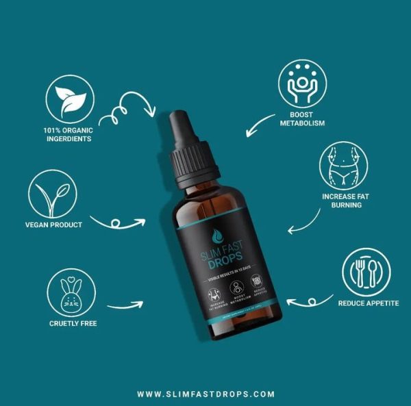 Slim Fast Drops – Weight Loss Supplements | Simple & Effective Weight Management Support